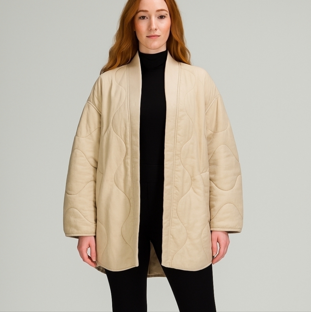 Lululemon Quilted Light Insulation Jacket Trench 14 NEW